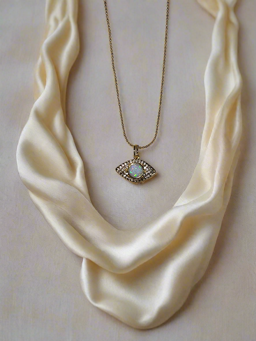 *PRE ORDER* GET Moonstone Evil EYE Necklace