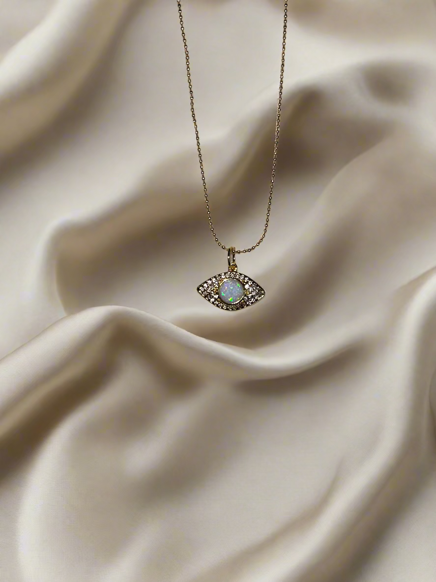 *PRE ORDER* GET Moonstone Evil EYE Necklace