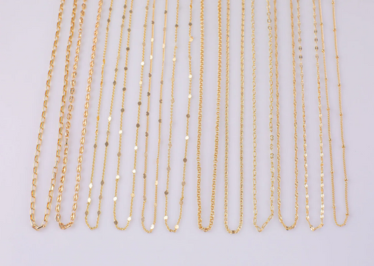 16" 14K Gold Anti-Tarnish High Quality Chain