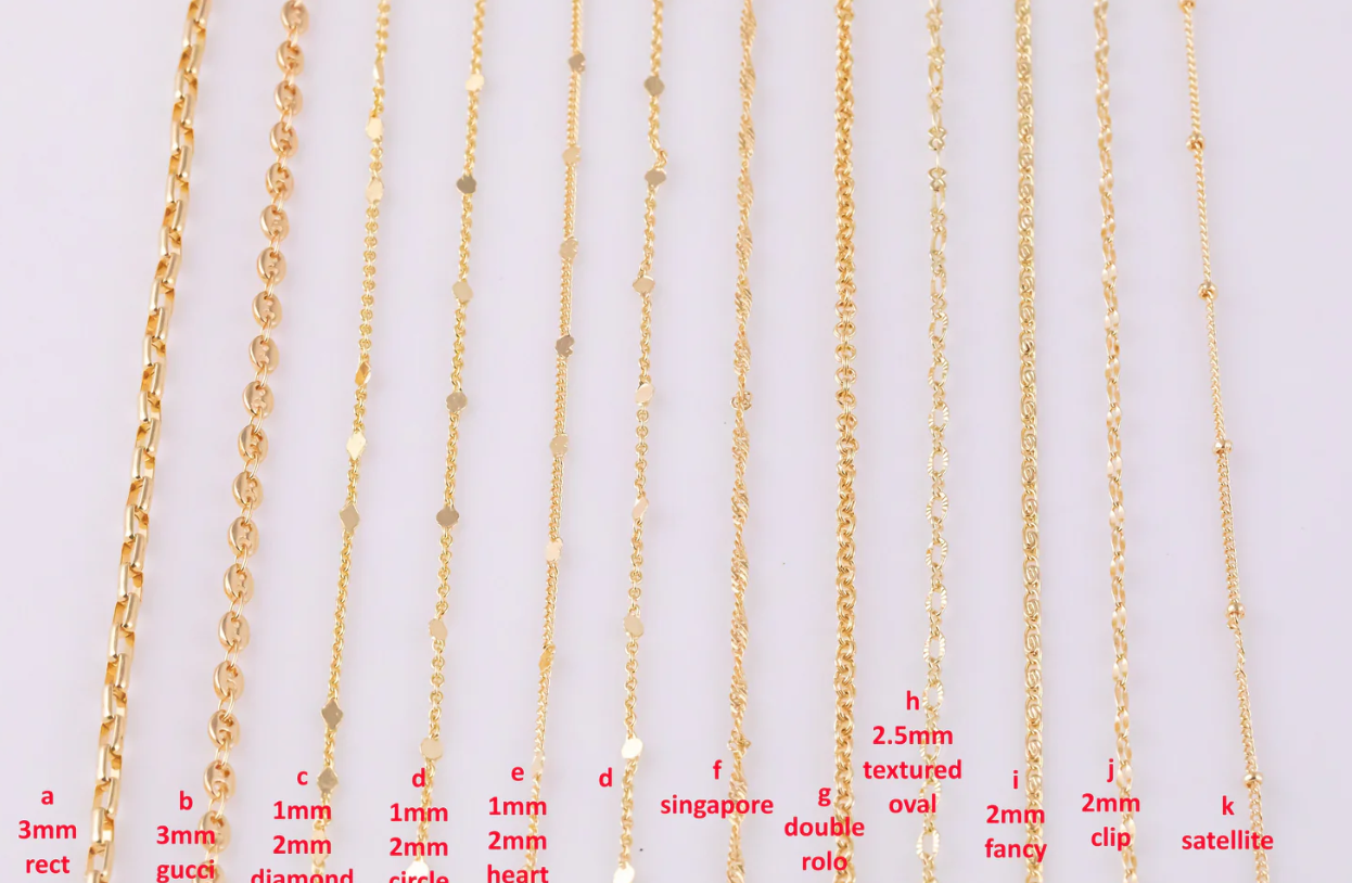 16" 14K Gold Anti-Tarnish High Quality Chain